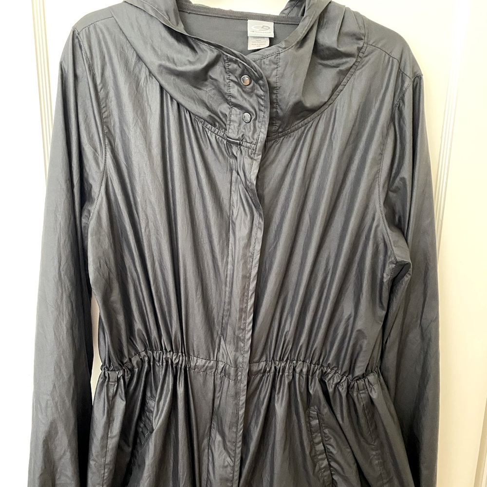 Champion lightweight womens windbreaker jacket with hoodie size xxl